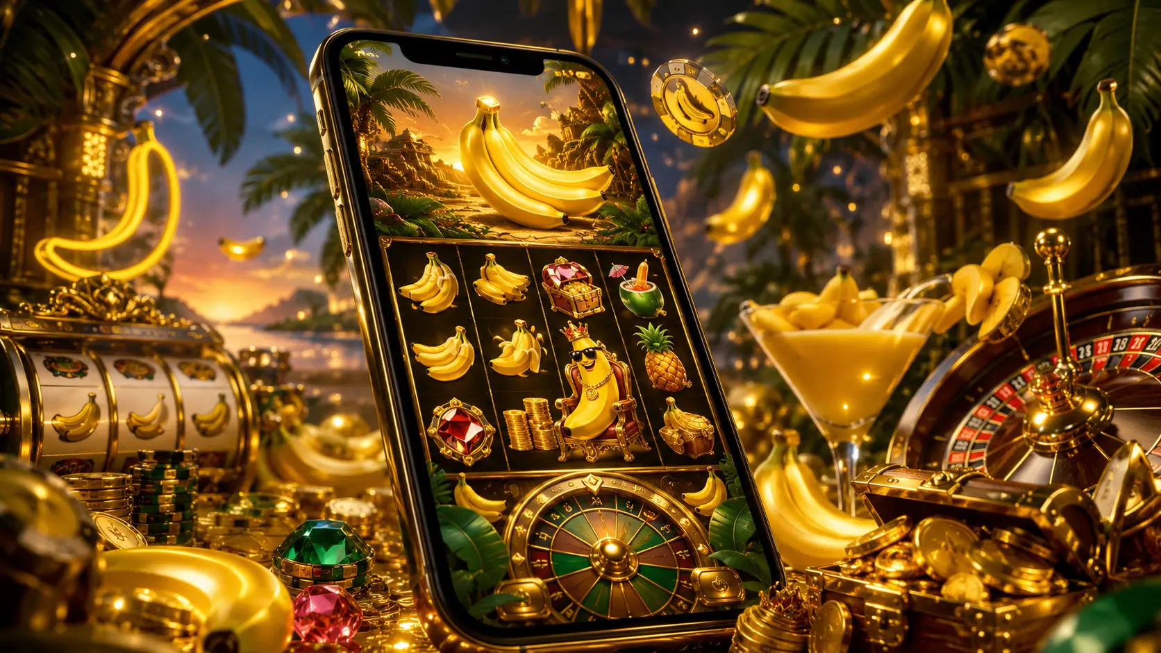 Bananzia app — slots, live casino, promotions and sports betting on mobile